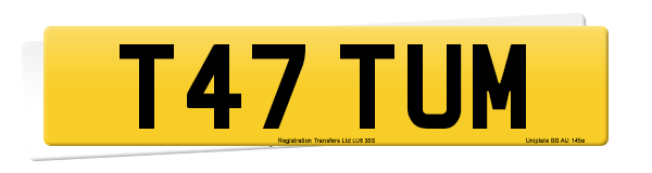 Registration number T47 TUM
